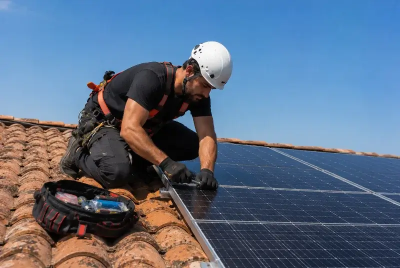 Maintenance et monitoring de panneaux solaires à Sainte-Marie-de-Ré